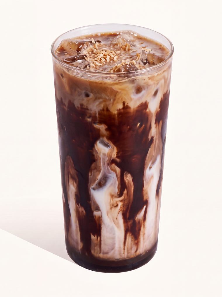Iced mocha coco latte